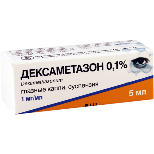 Dexamethasone eye dr 0.1% 5ml #1
