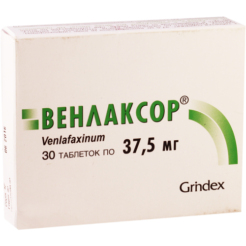 Venlaxcor tab 37.5mg #30