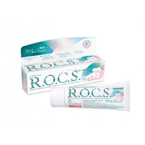 R.O.C.S. Remineralizing gel medical minerals fruit. 45 gr. 1996