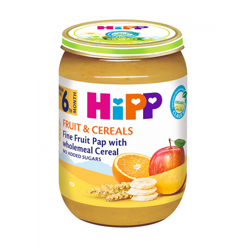 Hippie - puree with grainy fruits /6 months+/ 190g 4800/4800-01