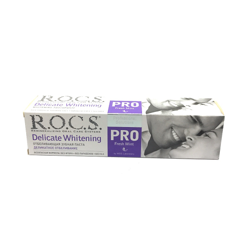 R.O.C.S. Toothpaste pro delicate whitening fresh Mint. 135 gr. 2191