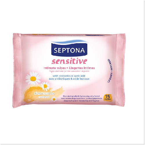 SEPTONA INTIMATE WIPES SEPTONA SENSITIVE #15 15001/0018-4301