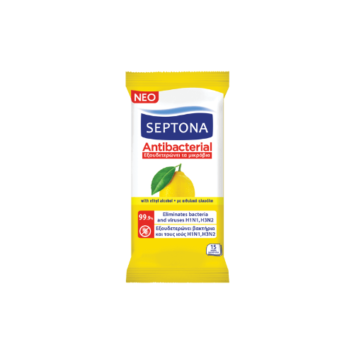 SEPTONA Antibacterial Wipes LEMON #15