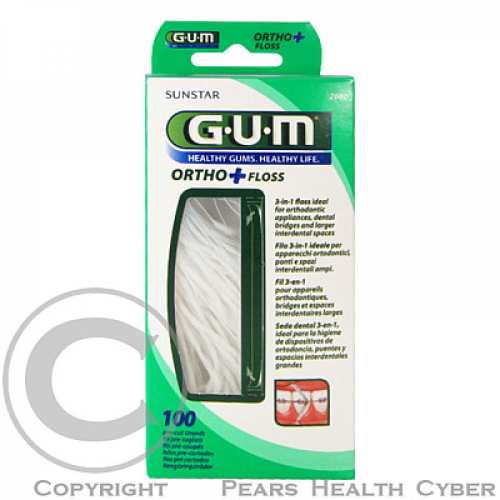 GUM - dental ortho + dental floss /100m/ 303521 #1