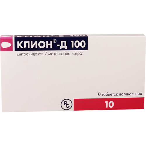 Klion D tab vag 100mg+100mg #10