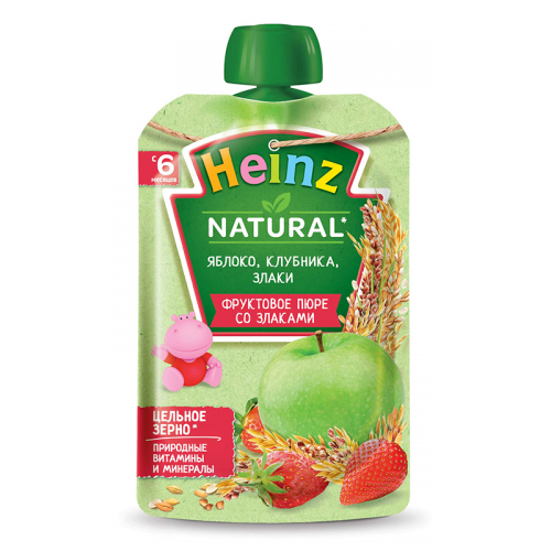 4600689604214 Heinz - pouch puree liquid apple. strawberry 5 berries. 90 g 4214