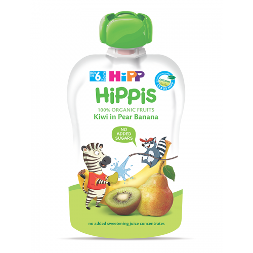 Hipi - pouch kiwi. pear. banana /6 months+/ 100g 8527
