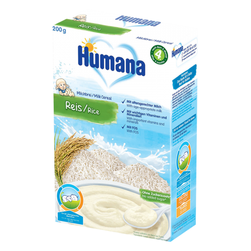 Humana - porridge milk rice /4 months+/ 200g 775603