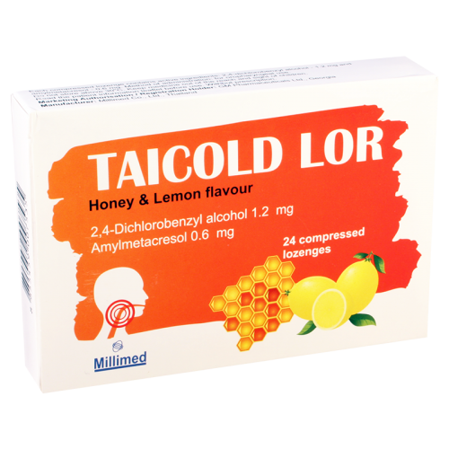 TaiCold Lor lozenges tab Honey Lemon flavour #24