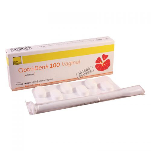 Clotrimazol supp vag 100mg #6