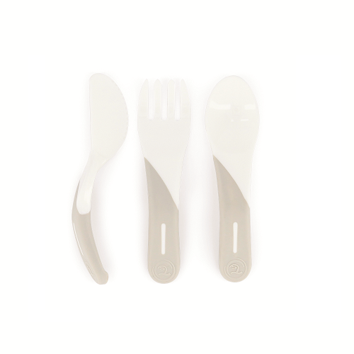 Twistshake Learn Cutlery 6+m White