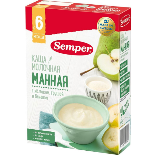 Semper Semolina Fruit 180gr