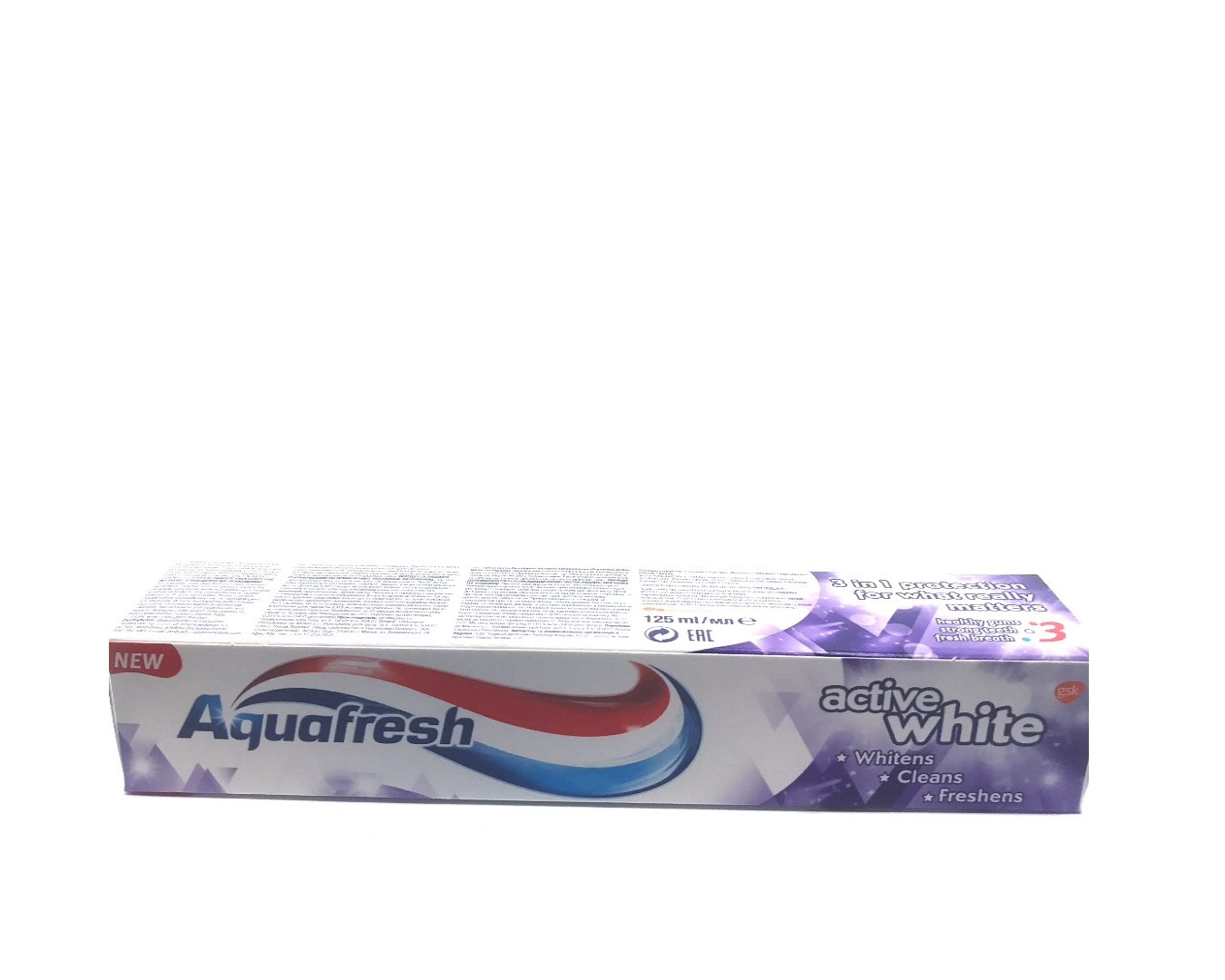 აქვაფრეში - კბ/პასტა active White 125მლ