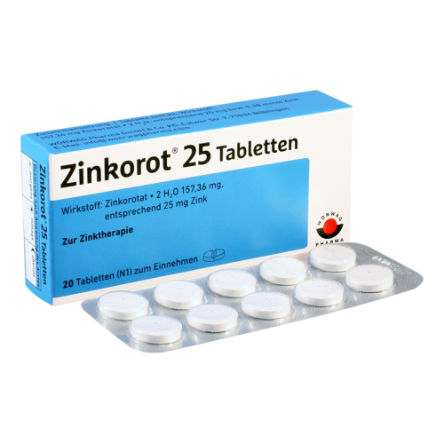 Zincorot tab 25mg #20