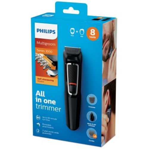 Philips - hair and beard trimmer with 8 functions MG3730-MG3731/15 4578/9047