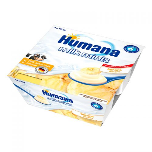 Humana - dessert with milk banana /6 months+/ 100g 701091/4414 #1