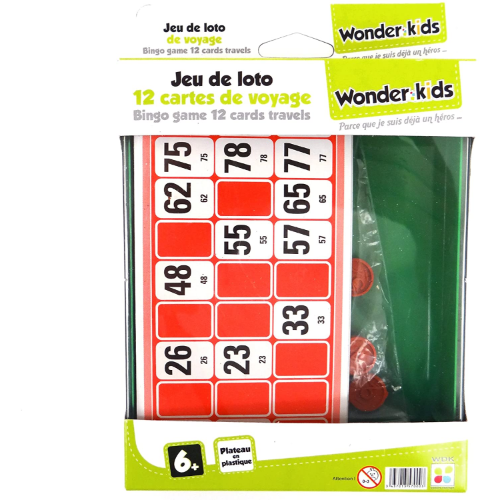 JEU VOYAGE LOTO 12 CARTES