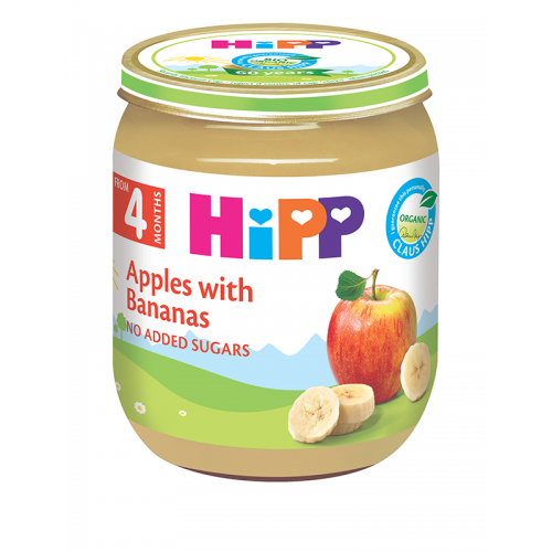 Hippi puree with banana and apple 125gr