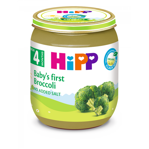 Hippie - Puree Broccoli Baby First /4 months+/ 125g 4012