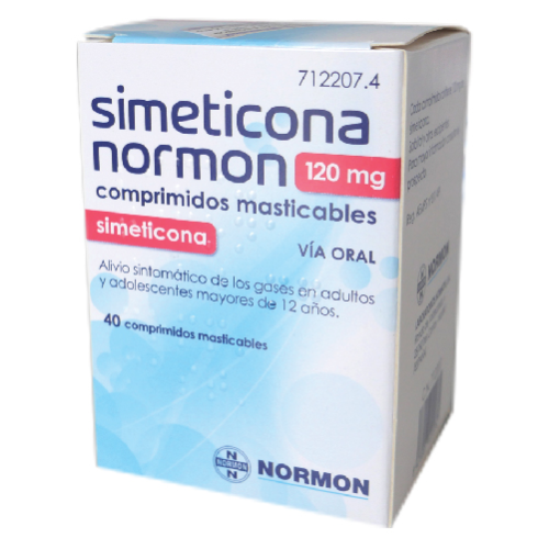 Simeticona normon chawable tablets  120mg №40