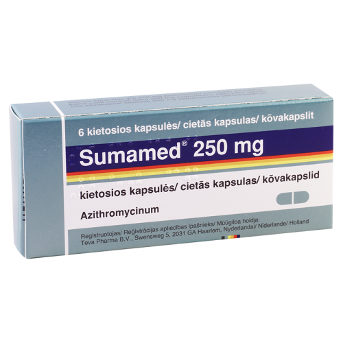 Sumamed 250mg caps #6