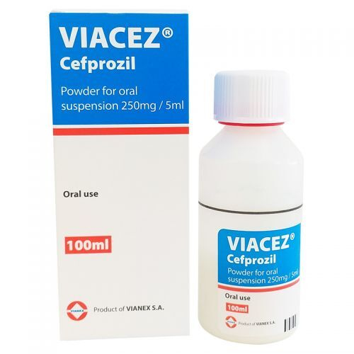 Viacez powder for oral suspension 250mg/5ml 100ml in vial #1