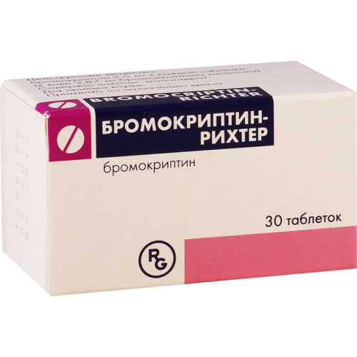 Bromocriptin-richter tab 2.5mg #30