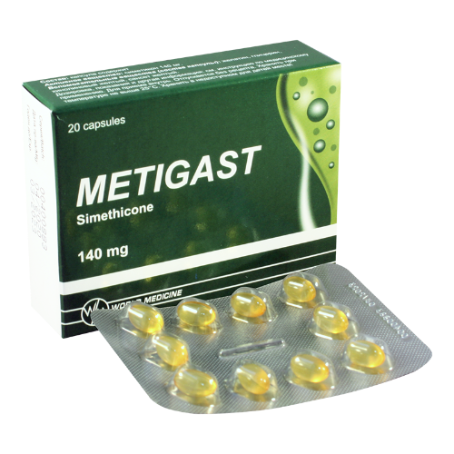 Metigast kaps 140mg #20