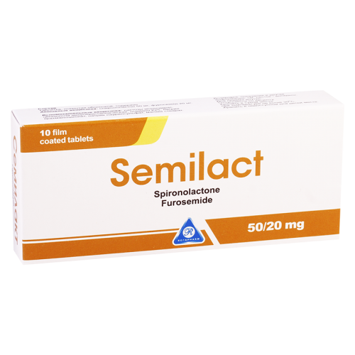 Semilact tab 50mg+20mg #10