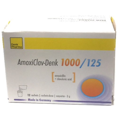 Amoxiklav Denk sashet 1000mg+125mg #12