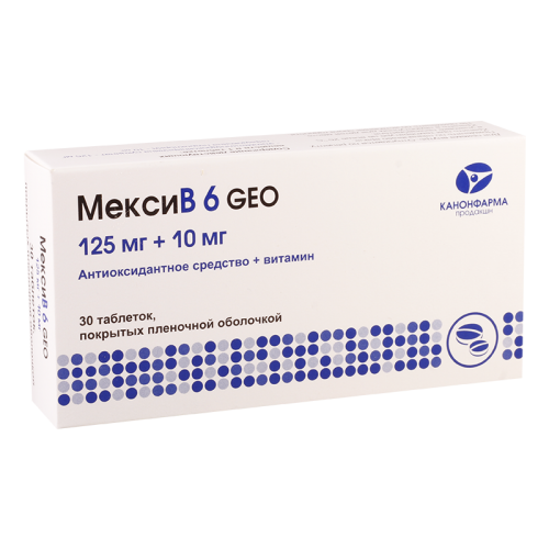 MexiB 6 GEO tab 125mg+10mg #30