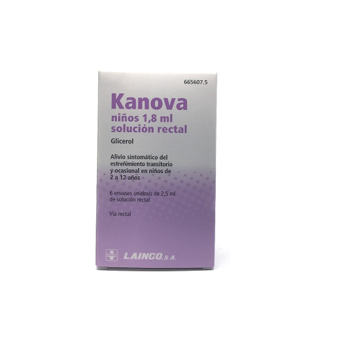 Kanova 1.8ml/2.5ml rect canula for kinds #6