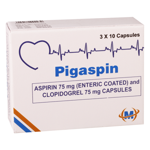 Pigaspin tab 75mg+75mg #30