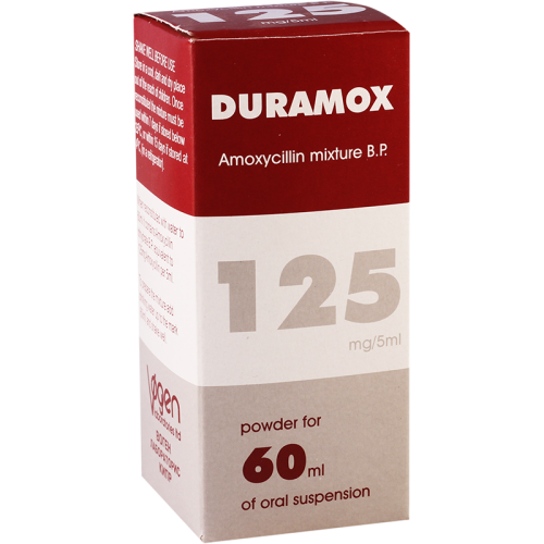 Duramox 125mg/5ml oral susp