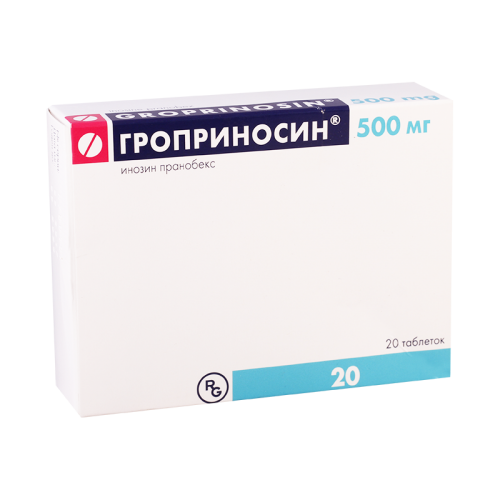 Groprinosin tab 500mg #20