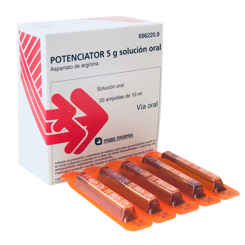 Potenciator oral solution 5gr/10ml amp #20