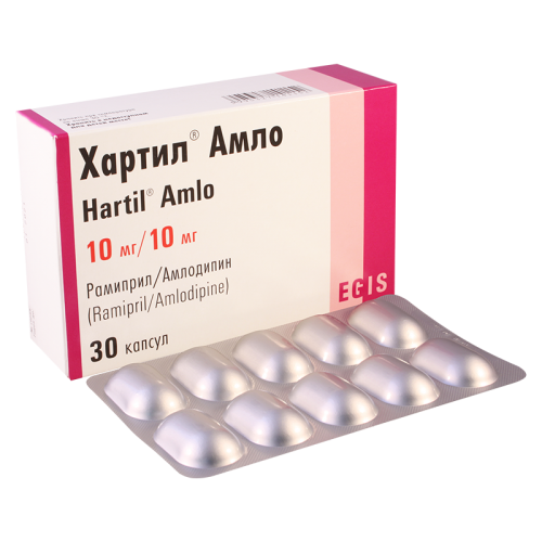 Hartil amlo tab 10mg/10mg #30