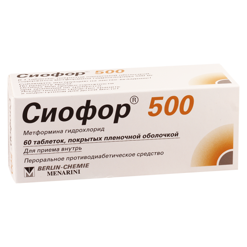 Siofor tab 500mg #60