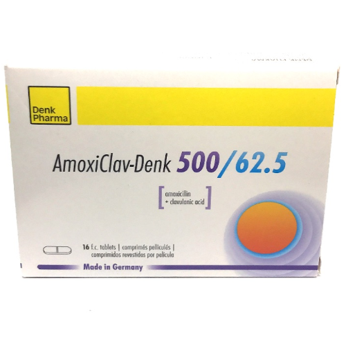 Amoxiklav Denk tab 500mg+62.5mg #16