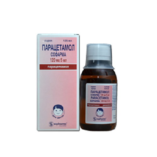 Paracetamol syrop 120mg/5ml 125ml