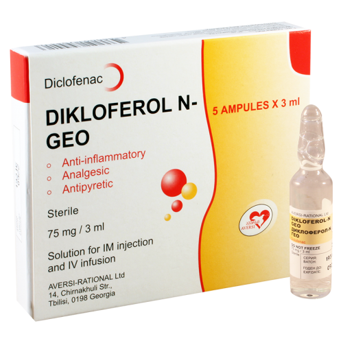 Dicloferol N-geo i/m 75mg/3ml amp #5