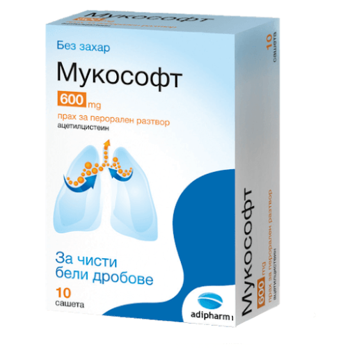 Mucosoft powder 600mg #10