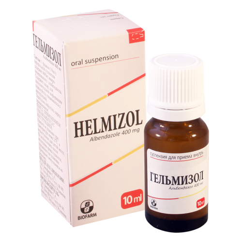 Helmizol susp 40mg/1ml 10ml in vial #1