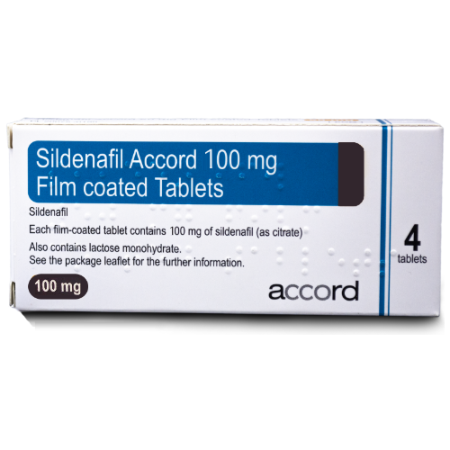 Sildenafil accord tab 100mg #4