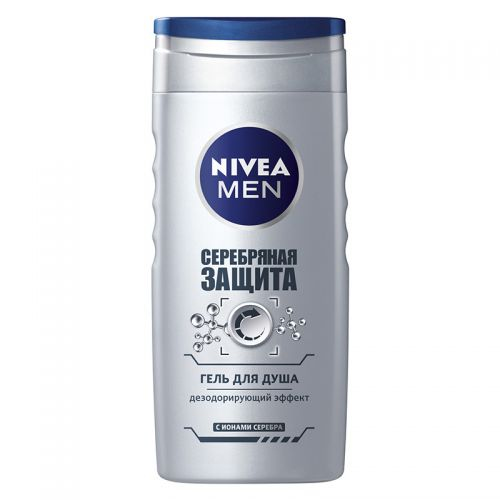 Nivea - shower gel for men silver 250 ml 18111/18302/80816