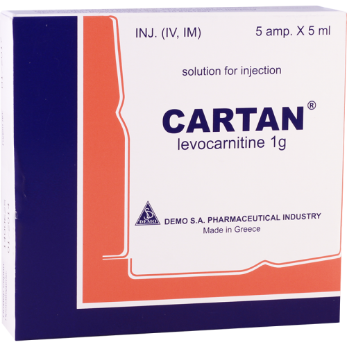 Cartan amp im/iv 200mg/1ml 5ml #5