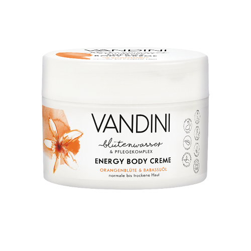 VANDINI - ENERGY Body Creme Orange Blossom  Babassu Oil 200ml 0100/0801