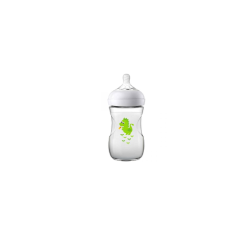 Avent - bottle 'natural' plastic. dragon /1 month+/ 260 ml 070/24 0074