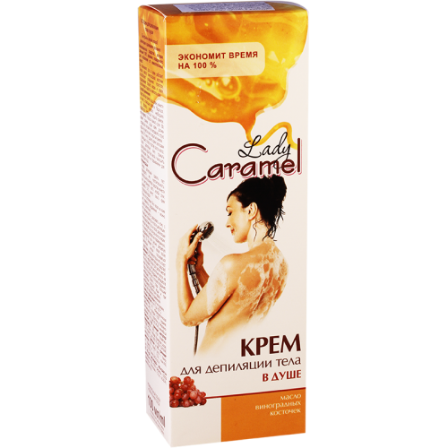 Caramel - cream depilatory shower grape 100% C-010 100ml 919947