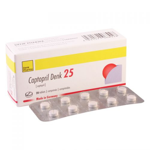 Captopril Denk 25mg tab #20